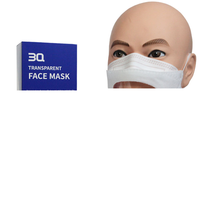 SANQI Fast Delivery Korea KF94 4ply Medical Disposable Type 2r Facemask Transparent Lip Mask Party Masks