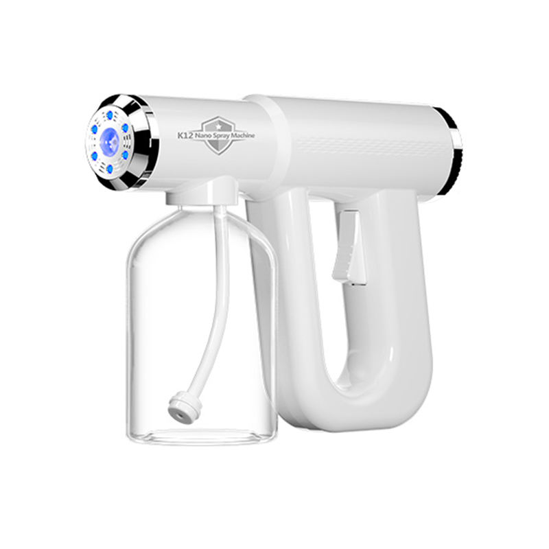Large Capacity Handhold Suitable K12 Nano Battery Spray Gun Blue Light Solutions Disinfection Spray Gun