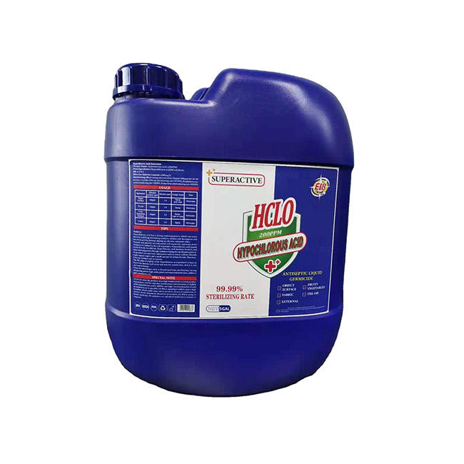 Hypochlorous acid disinfectant