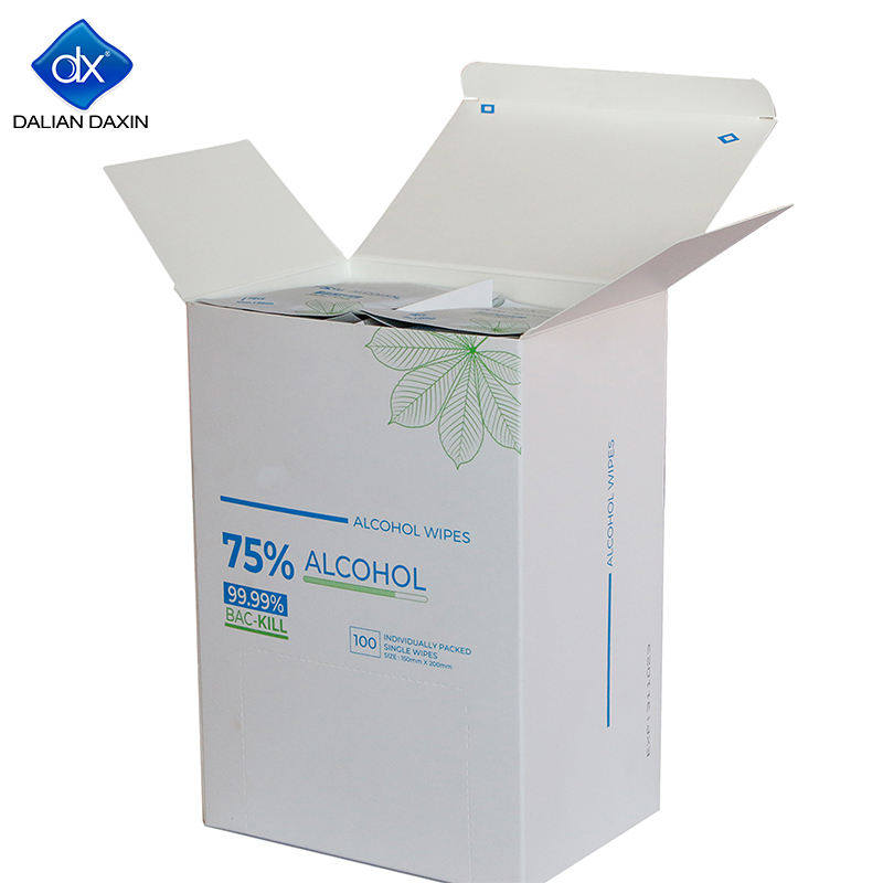 Single Pack Customized Design 70% Isopropyl Disinfectant Wet Wipes
