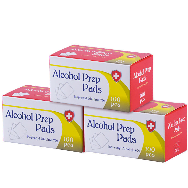 single use antiseptic factories individual hospital sterile medical grade disinfectant small wet wipes patch 75% alcohol pads