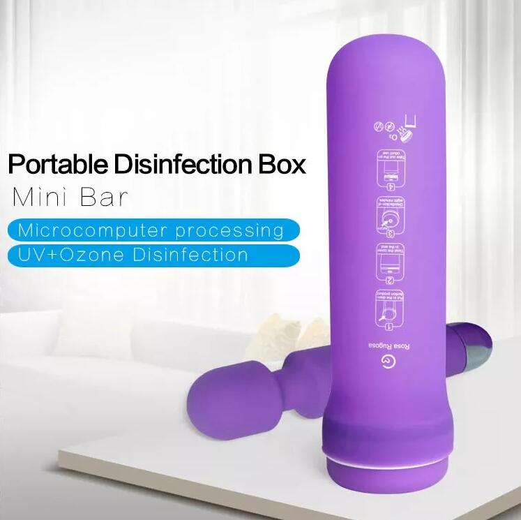 Portable Travel Cleaner UV Ozone Sterilizer Soft Silicone 5V 1A USB Disinfection Box cabinet
