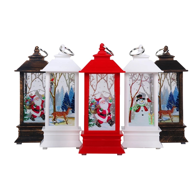 2022 Christmas Santa Snowman fairy Light Decor for Home Christmas Ornaments Tree Navidad Noel Xmas Gift New Year