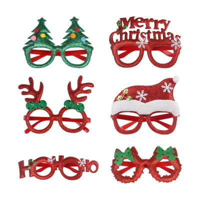 Wholesale Glass Christmas Decoration Supplies Plastic Christmas Glasses for Christmas