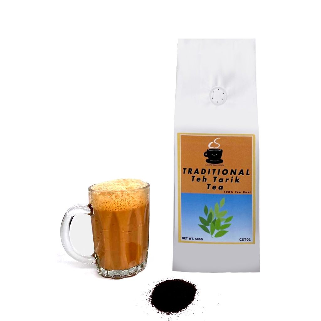 100% Pure Healthy Tea Leaves Black Tea Beverage 500g [CS] CST01 Premium Traditional Teh Tarik Tea Dust