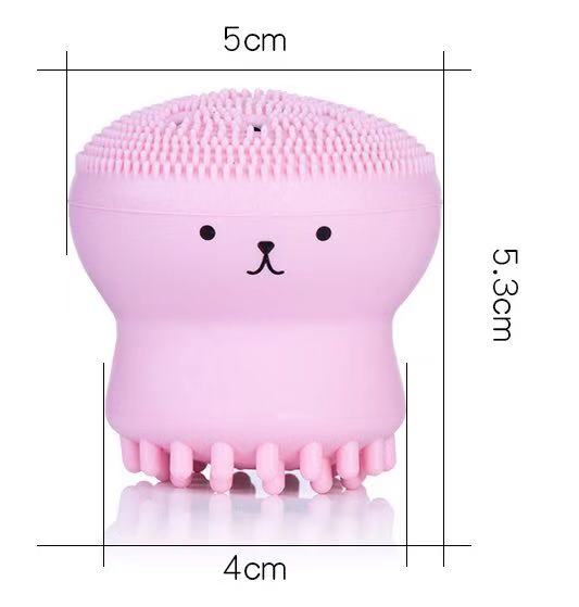 Multicolor silica gel face wash brush beauty tester Face cleaning brush Makeup brush silica gel face cleaner