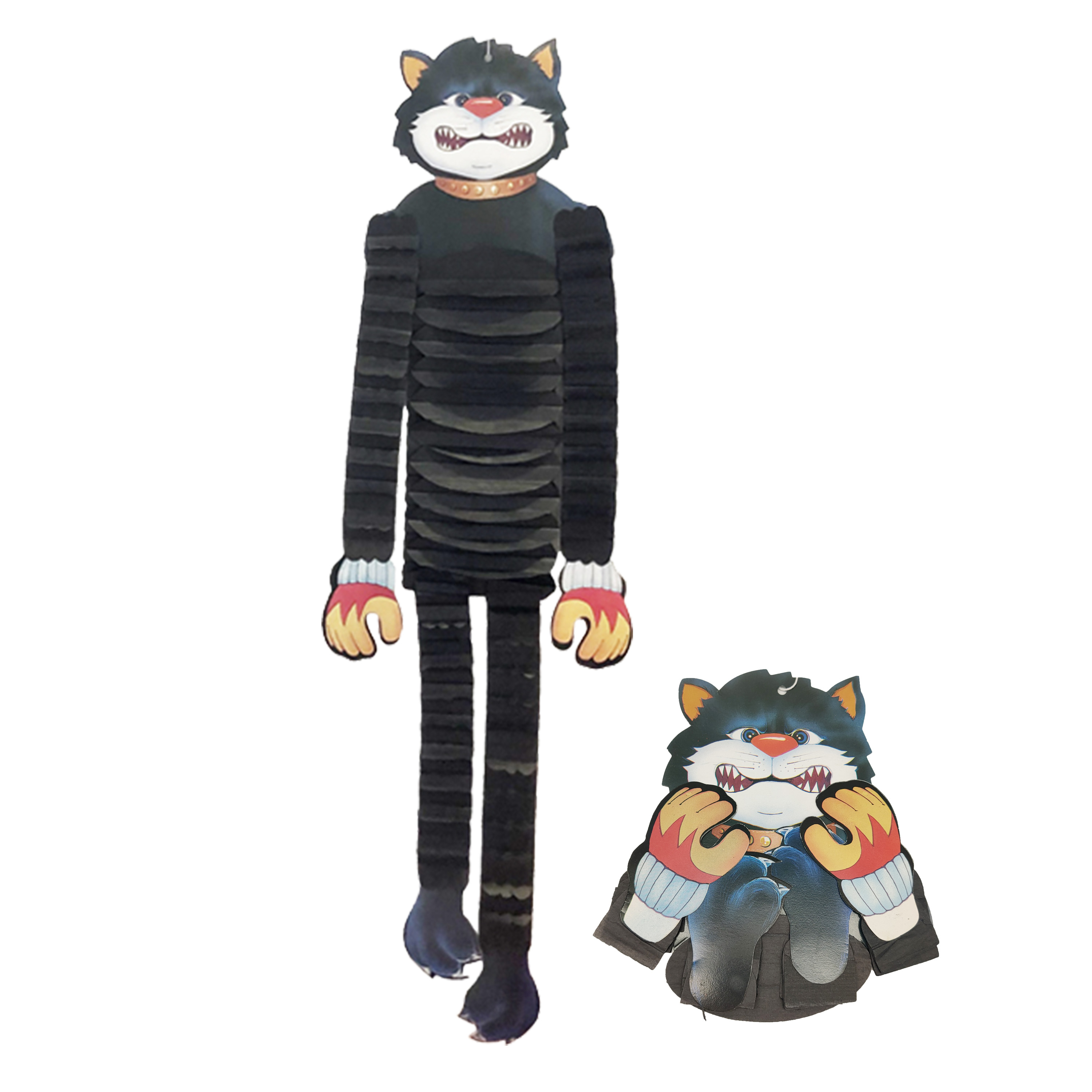 Halloween paper hanging cartoon cat for kids CE-6607