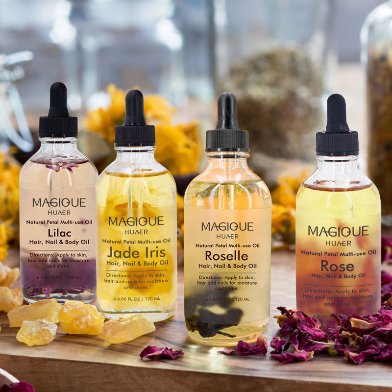 Private Label Natural Rose Essential oil Organic Face Body Hair Facial Skin Care Repair Massage Rose Petal Oil for Wholesale