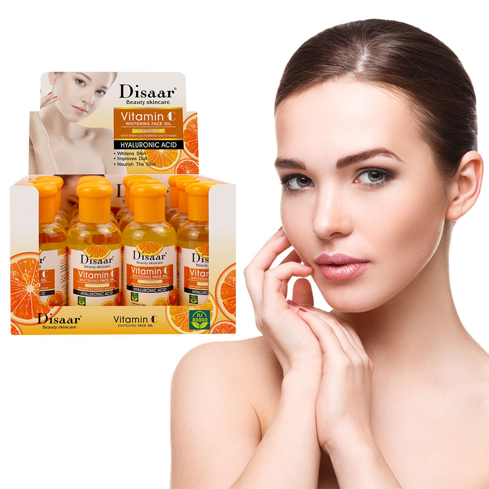 Disaar Best Organic Natural Whitening Skin Facial Serum Vitamin C Glowing Face Oil