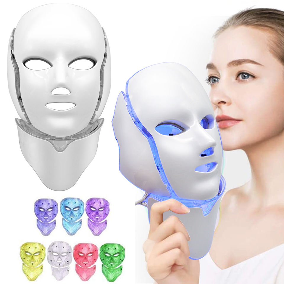 Home Use Facial Beauty Anti Aging Colorful Photon Led Light Therapy Face Beauty Equipment