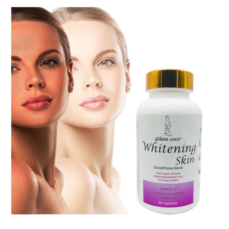 Gluta Whitening Capsules Pills Bleaching Antioxidant Anti-aging Hyperpigmentation whitening capsule