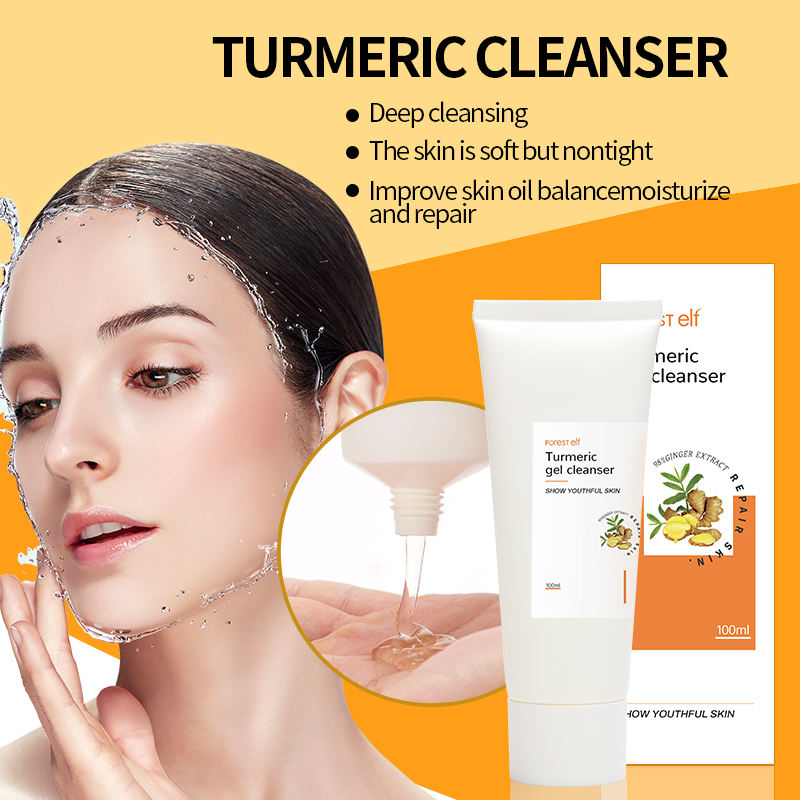 Organic Turmeric Facial Mask Skin Care Set Anti Acne Natural Whitening Turmeric Root Cream Face Care Anti-acne Face Care serum