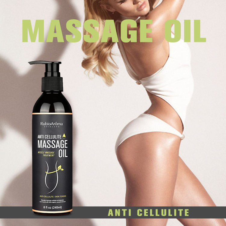 custom body care natural organic body massage oil fat burning weight loss and hot anti cellulite slimming essential oil