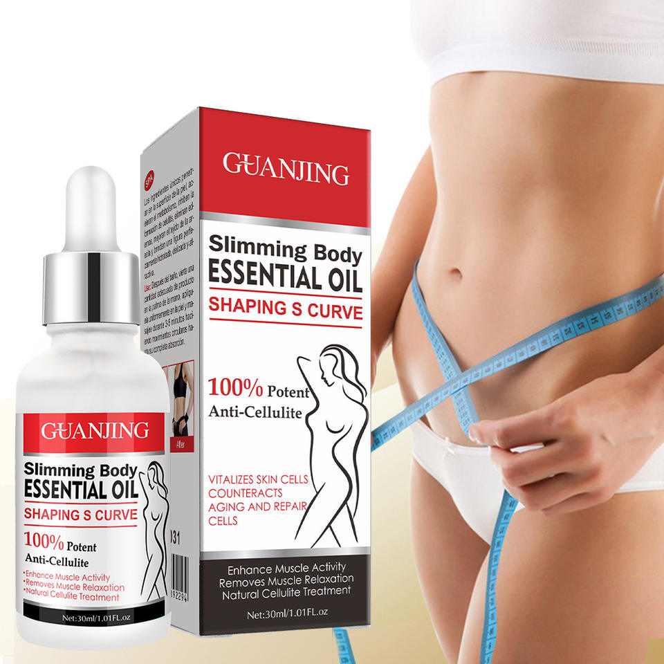100% Pure Essential Oils Skin Firm Shape S Curve Anti Cellulite Slimming Body Massage Oil
