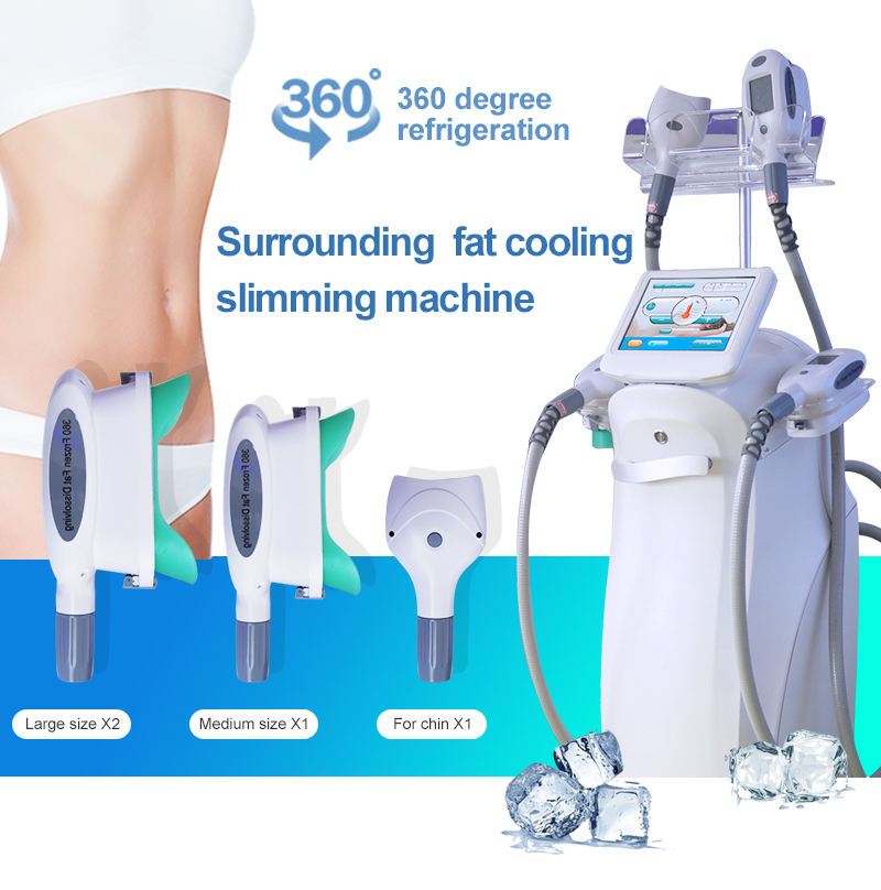 360 degree cooltech body slimming body contouring cryotherapy weight loss machine cryo beauty equipment