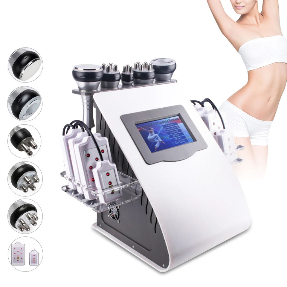 Home Use Cavitation Machine Lipolaser Loss Weight 40k Ultrasonic Lift Beauty RF Equipment