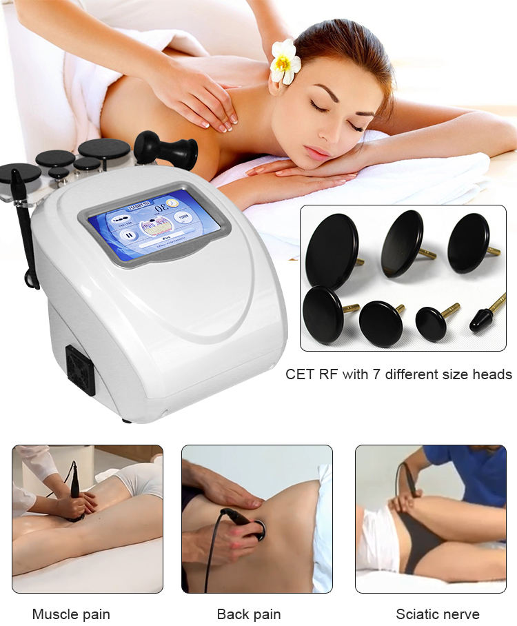 Weight loss physiotherapy diatermia capacitiva resistive rf fisioterapia equipment