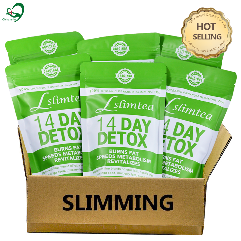 100% Herbal Private Label 14 and 28 Day Detox Slimming Tea Help Body Weight Loss