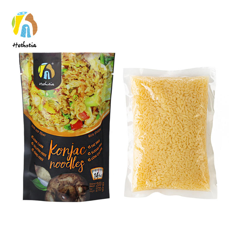 Sugar Free Keto Foods Weight Loss Konjac Shirataki Noodles Bulk Private Label Slim Konjac Rice
