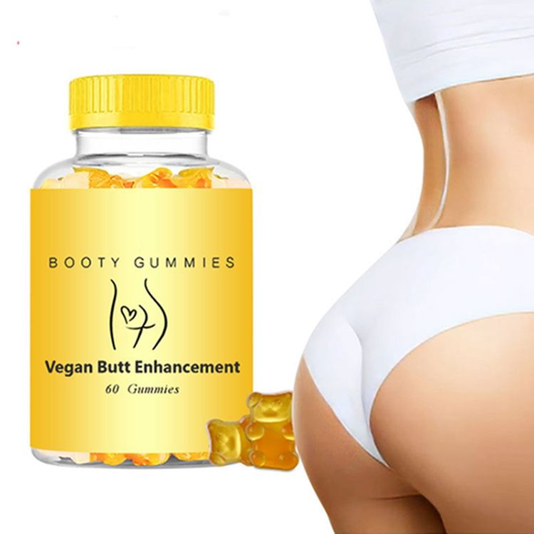 Private Label Herbal Healthcare Supplements booster Hip Butt Lifting Enlarged Enlargement Gummy Candy
