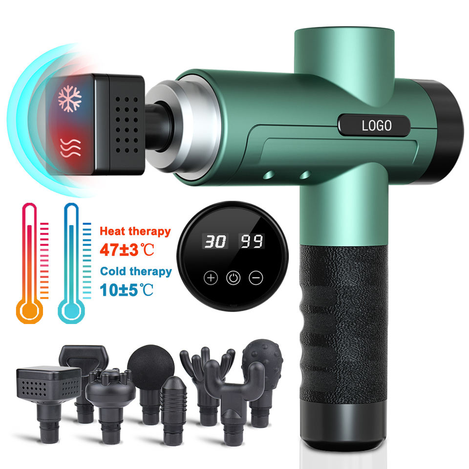2022 New Design Brushless Massager 30 speed Low Sound Vibration Muscle Massage Gun