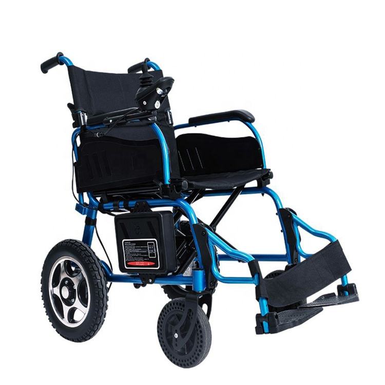 FarmaSino Aluminum Power Wheelchair Foldable Back Electric Wheelchair