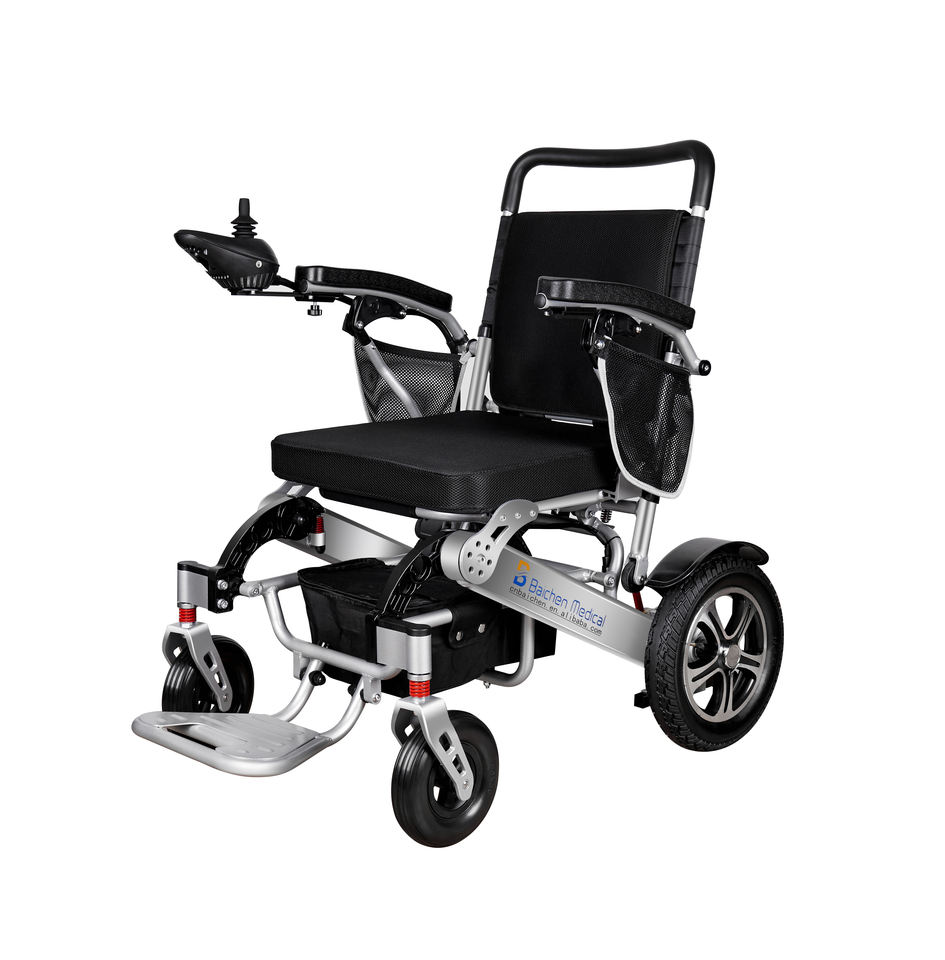 2022 Foldable Electric Wheelchair Airline Approved Portable Motorized Wheel Chair 500W Powerful Motors Lightweight Wheelchair