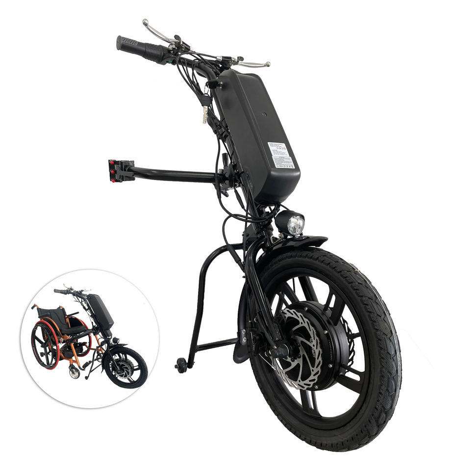 New Fashion cnebikes high speed 36v 500w foldable electric handcycle for manual wheelchair electric handbike with 11.6ah battery