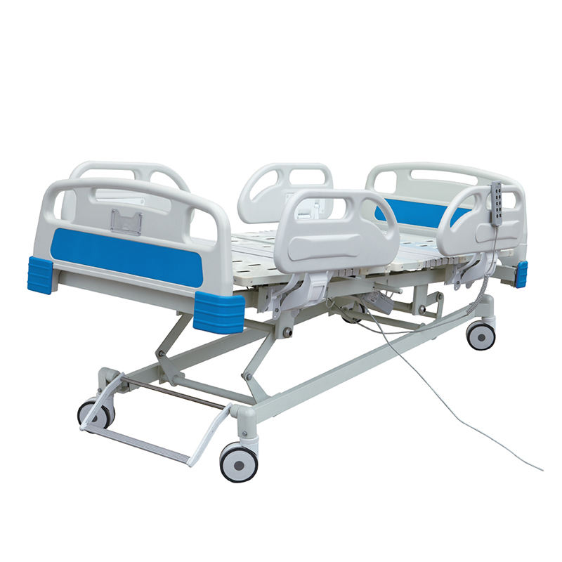 Hot selling medical equipment ABS head board electric five-function hospital bed for clinic and hospital use