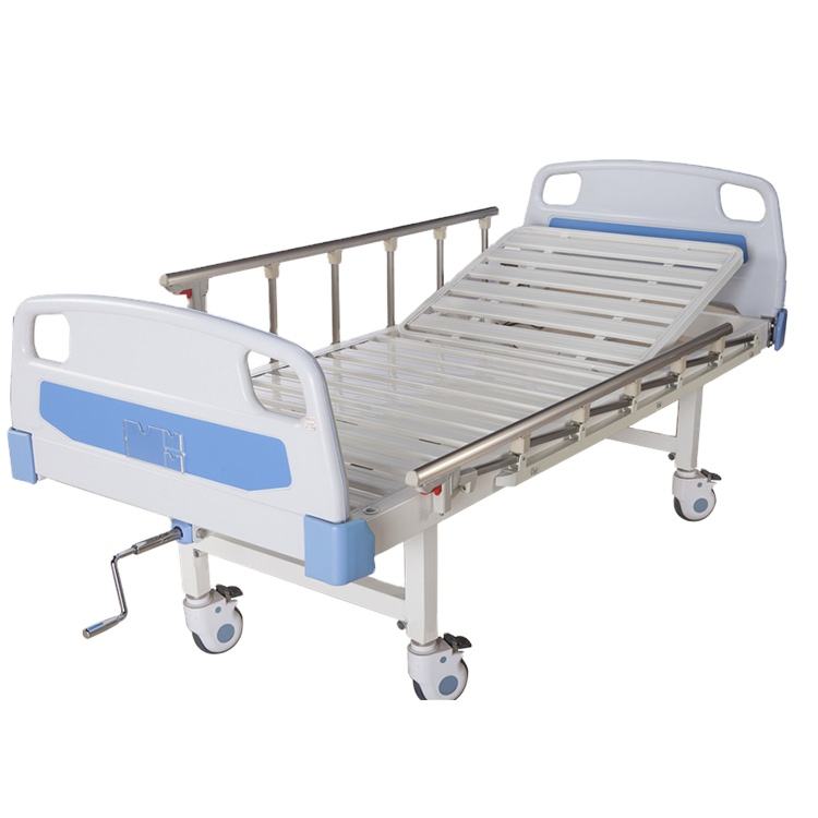 Professional Service High Quality Manual Crank Hospital Bed Stainless Steel Optional 3 Years F:2,H:2 240kgs 500mm