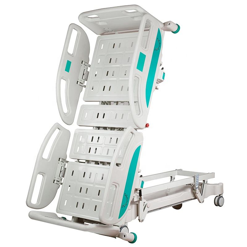 Five function electric ICU Standing hospital bed For Hospitals