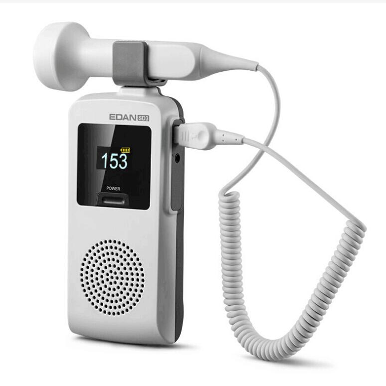 SD3 Doppler fetal heart rate monitor Household ultrasound Doppler fetal detector for pregnant women