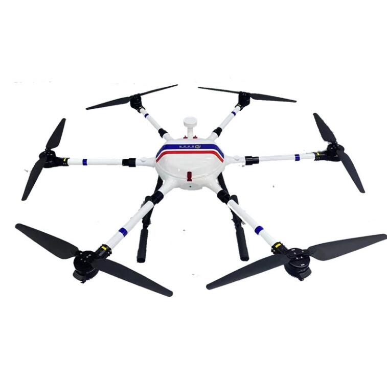 Multi rotor remote unmanned aerial vehicle (UAV) for aerial reconnaissance and integrated bombing