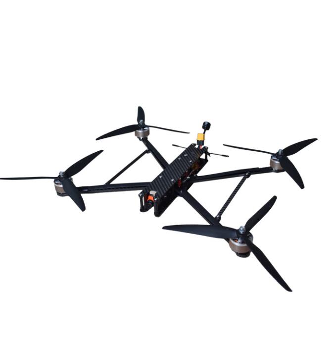 Multi rotor remote unmanned aerial vehicle (UAV) for aerial reconnaissance and integrated bombing